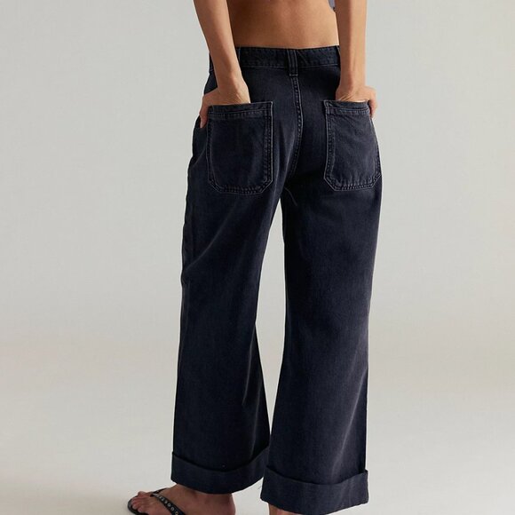 We The Free FREE PEOPLE  cuffed jeans - Picture 2 of 4